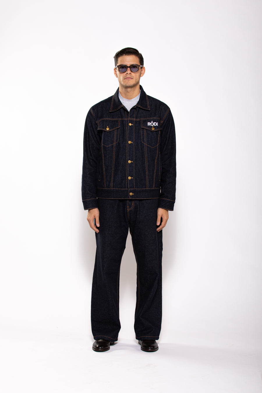 "URBÀNA" Denim Jacket - Navy Blue