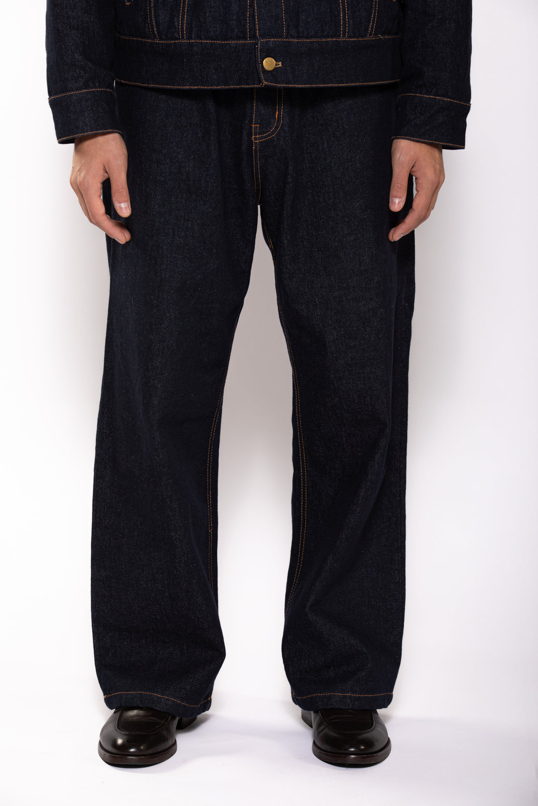 "URBÀNA" Denim Pants - Navy Blue