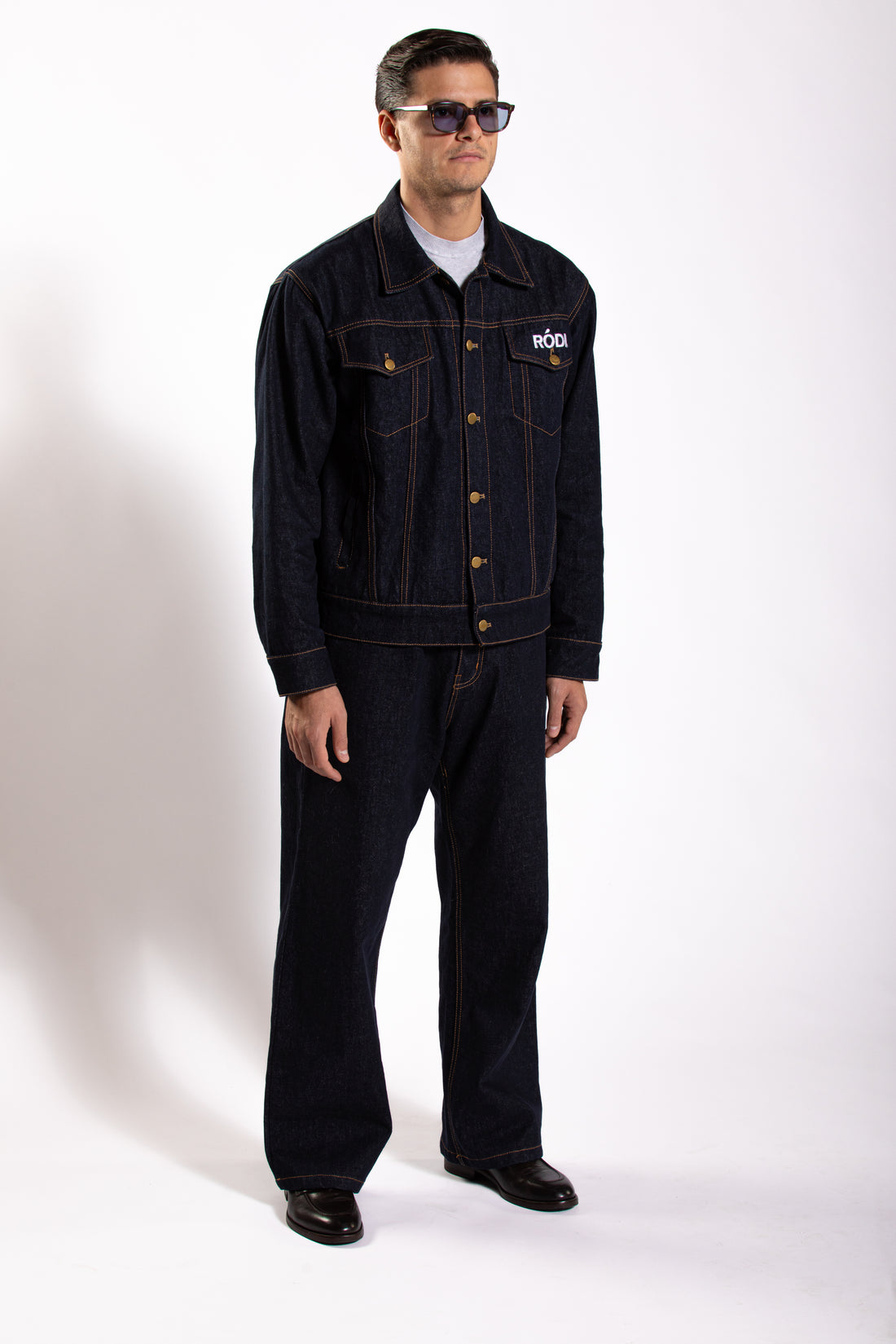 "URBÀNA" Denim Pants - Navy Blue