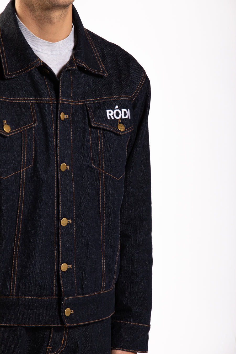 "URBÀNA" Denim Jacket - Navy Blue