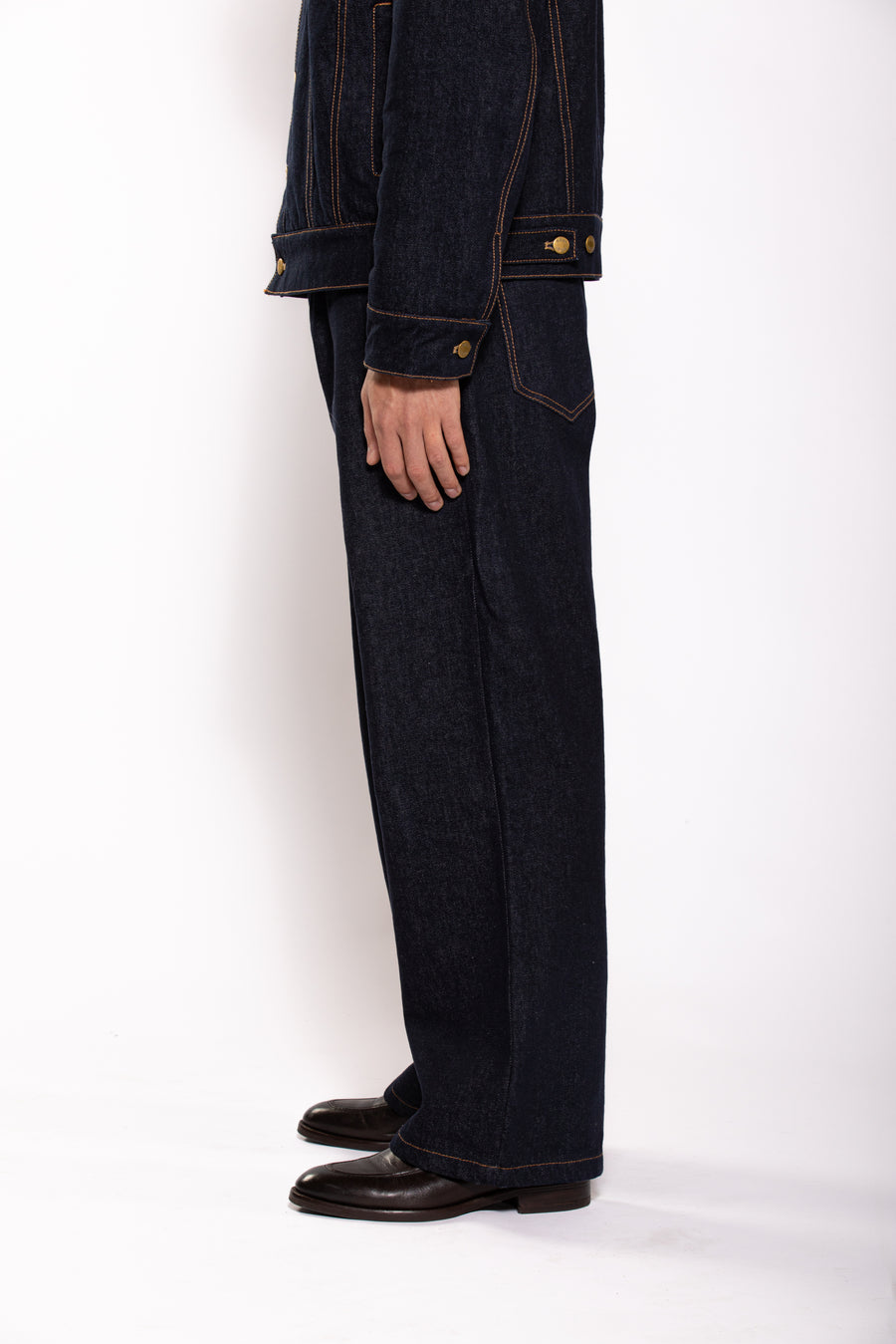 "URBÀNA" Denim Pants - Navy Blue