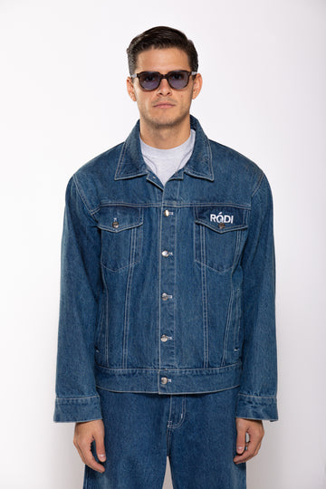 "URBÀNA" Denim Jacket - Sky Blue